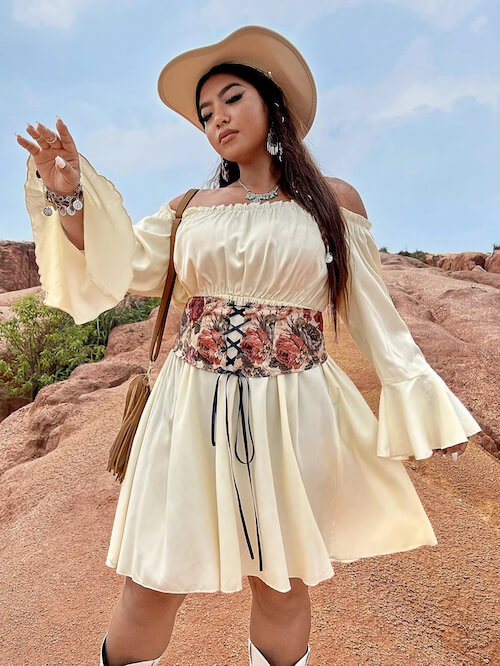 plus size cowgirl outfits