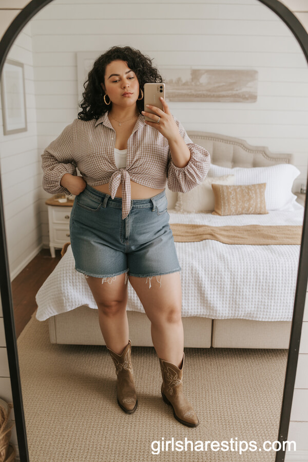 plus size cowgirl outfits for summer