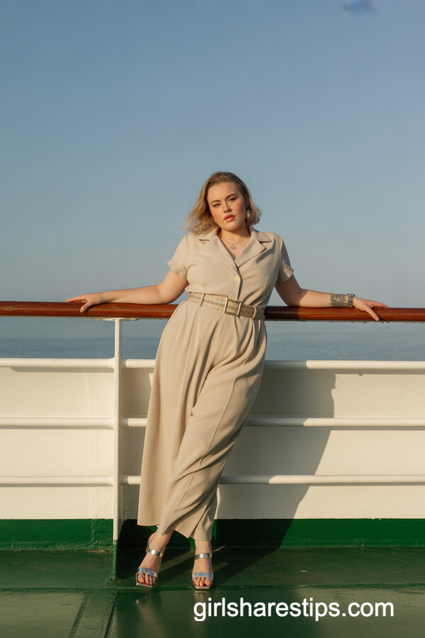 Chic Wide-Leg Jumpsuit with Statement Belt