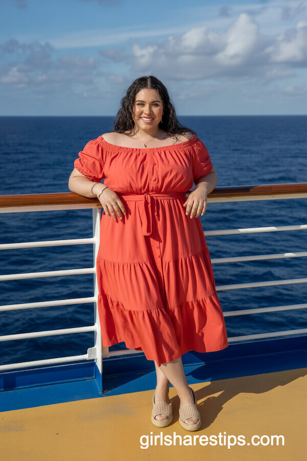 Off-the-Shoulder Bold-Colored Midi Dress with Espadrilles