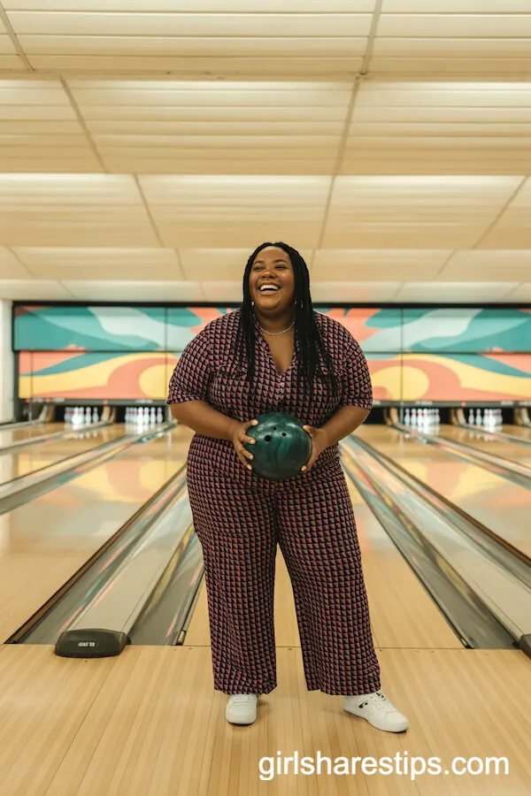 Bold Patterned Jumpsuit Paired with White Sneakers