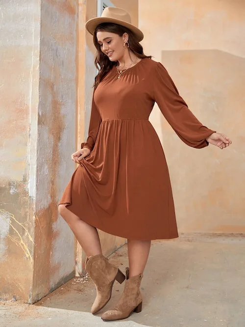 plus size dresses to wear with cowboy boots