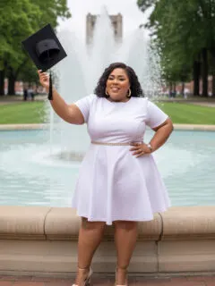 plus size graduation outfit ideas