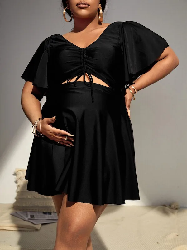 plus size maternity photoshoot outfits