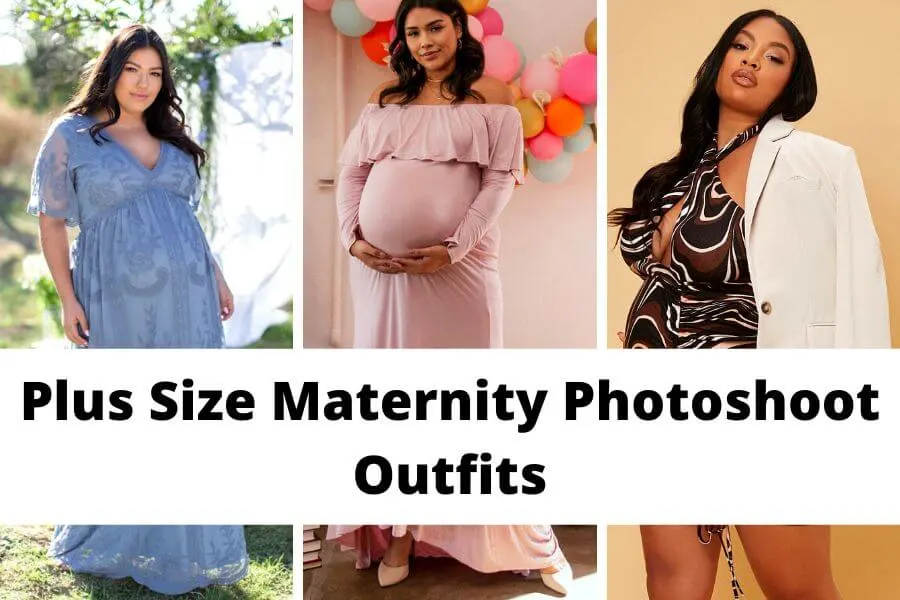 plus size maternity photoshoot outfits