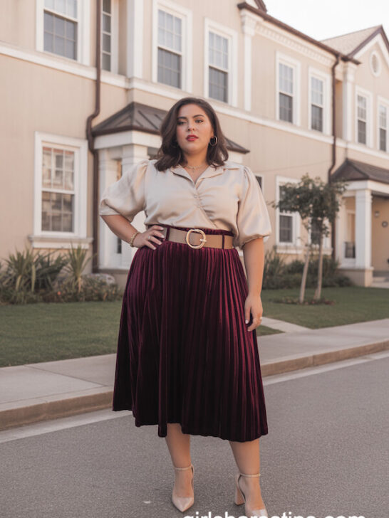 21 Stunning Plus Size Skirt Outfits for Fall Every Woman Will Love