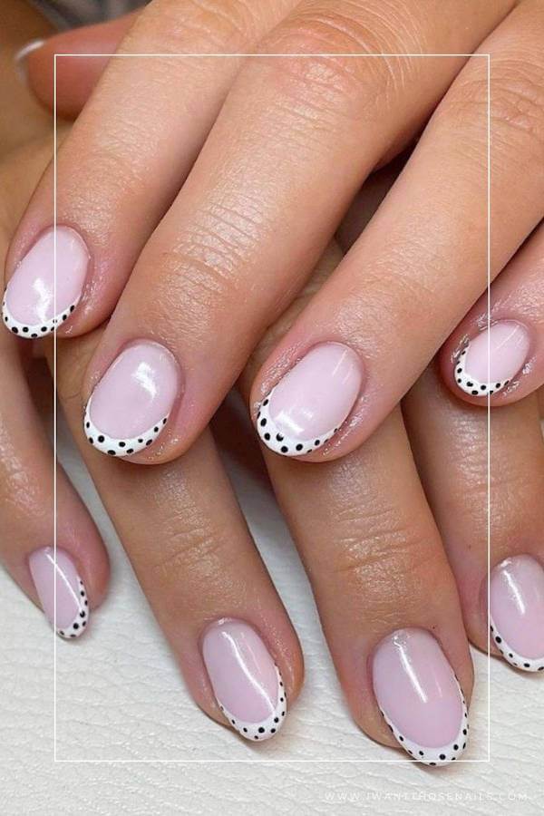 Minimalist French Polka Dot Edges