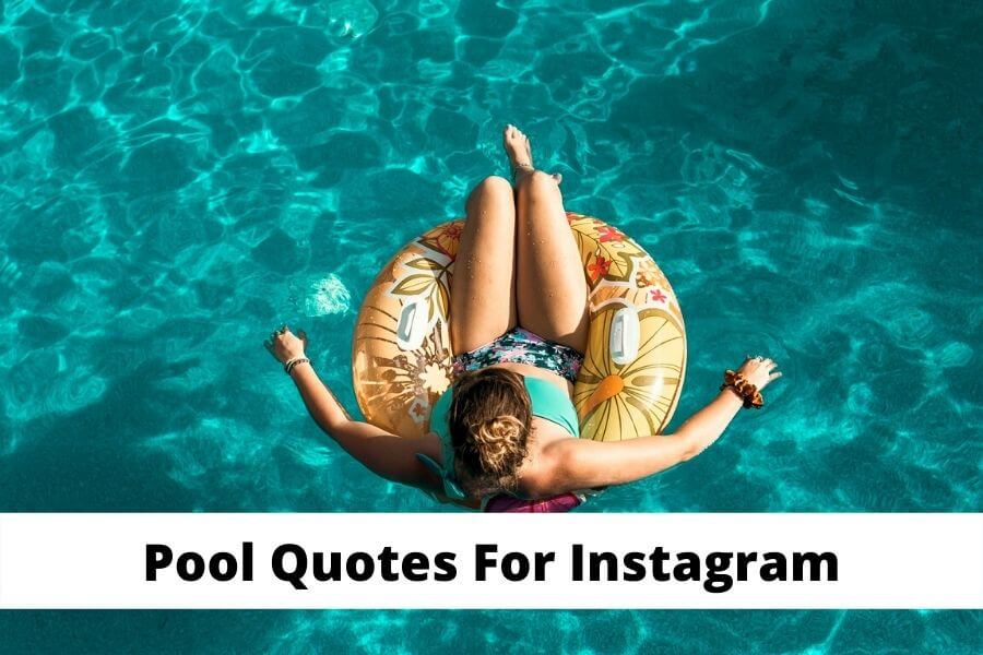 pool quotes for instagram