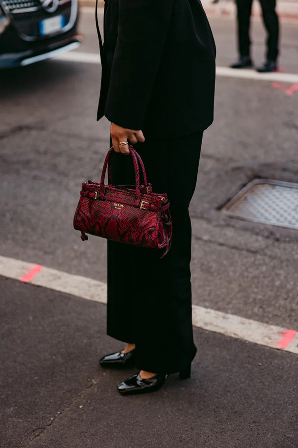 Prada bag outfit