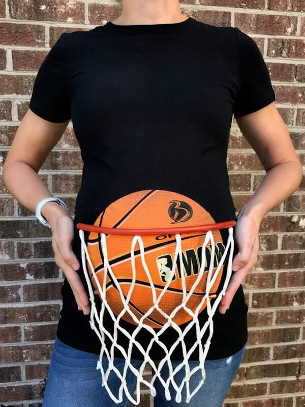 Basketball Hoop Maternity Costume