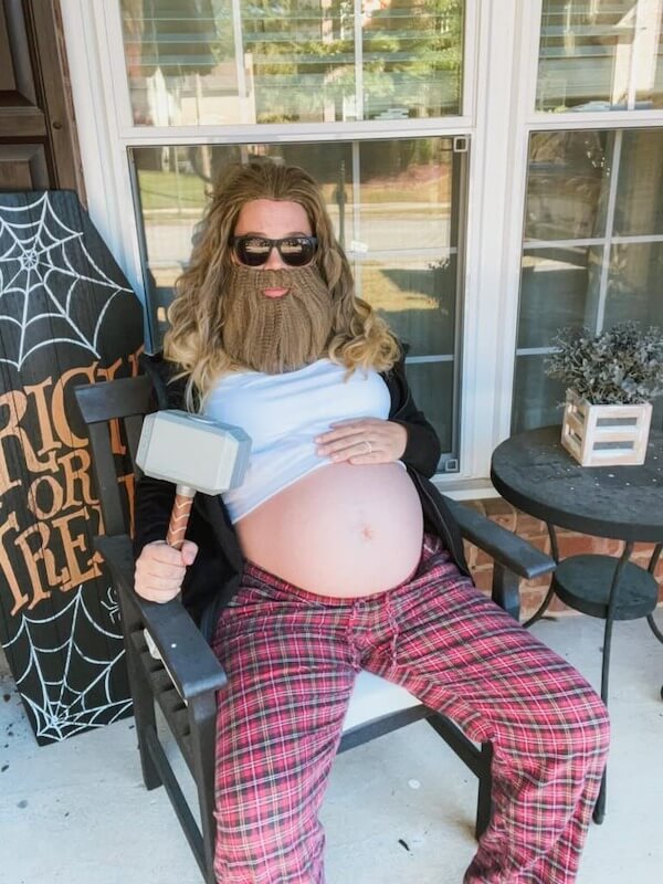Fat Thor Maternity Costume