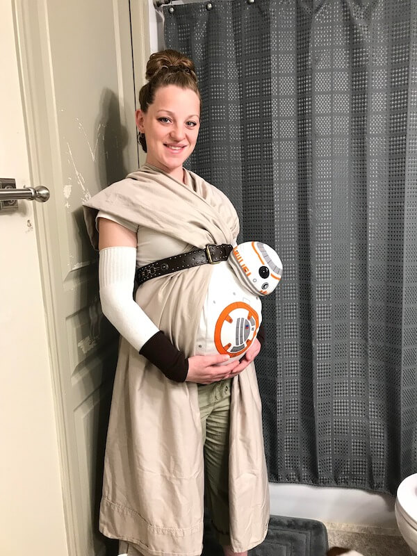 Star Wars Rey and BB-8 Maternity Costume