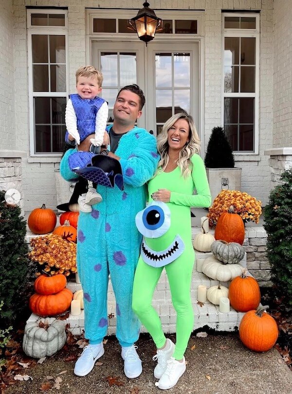 Monsters Inc Mike Wazowski Family Costume