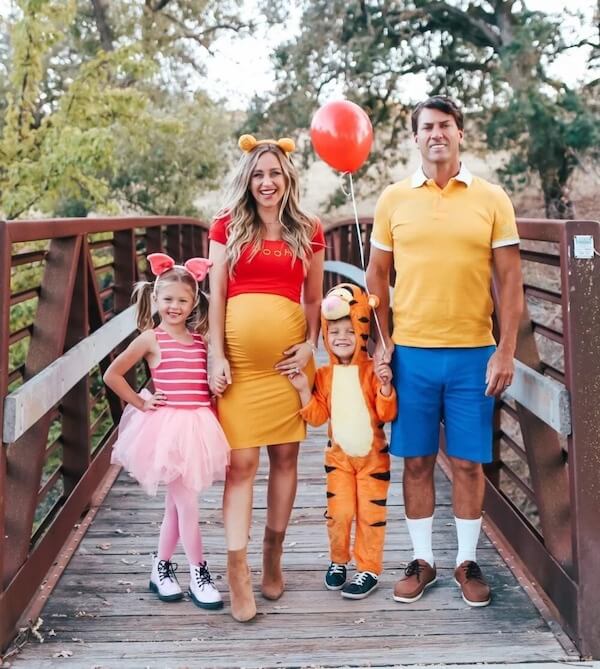 Winnie the Pooh Family Costume