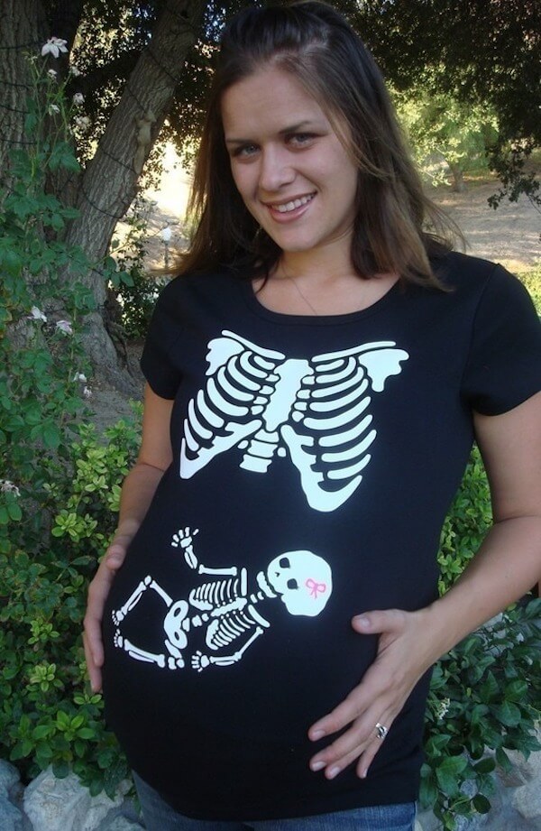 Pregnant Skeleton Costume