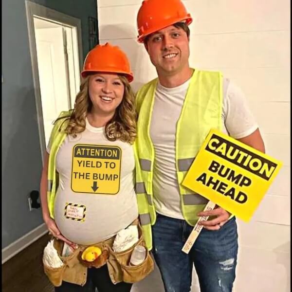 Construction Worker Pregnancy Costume