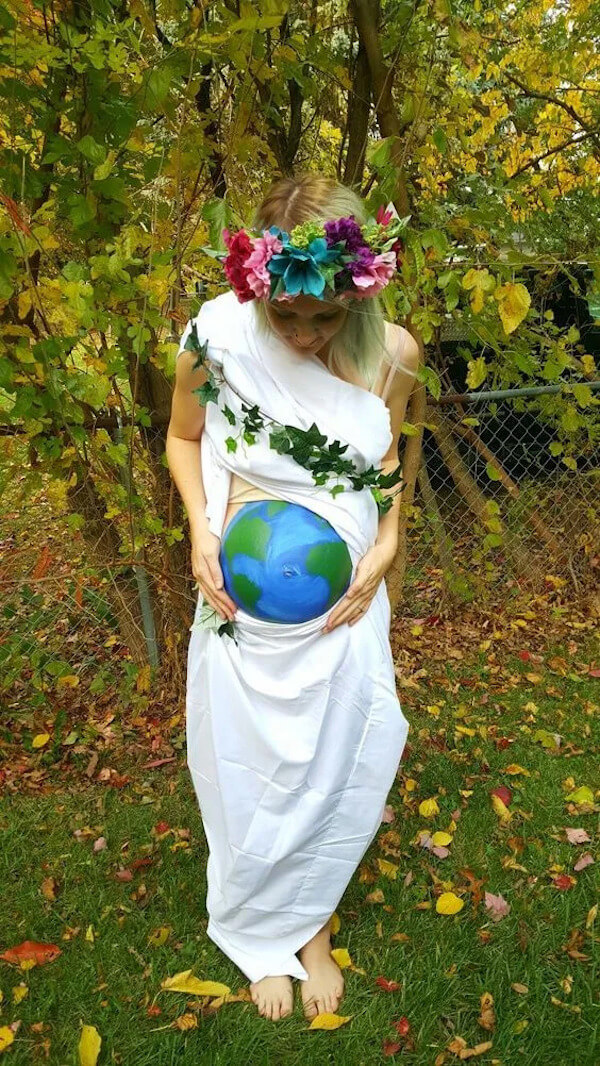 Mother Earth Pregnancy Costume