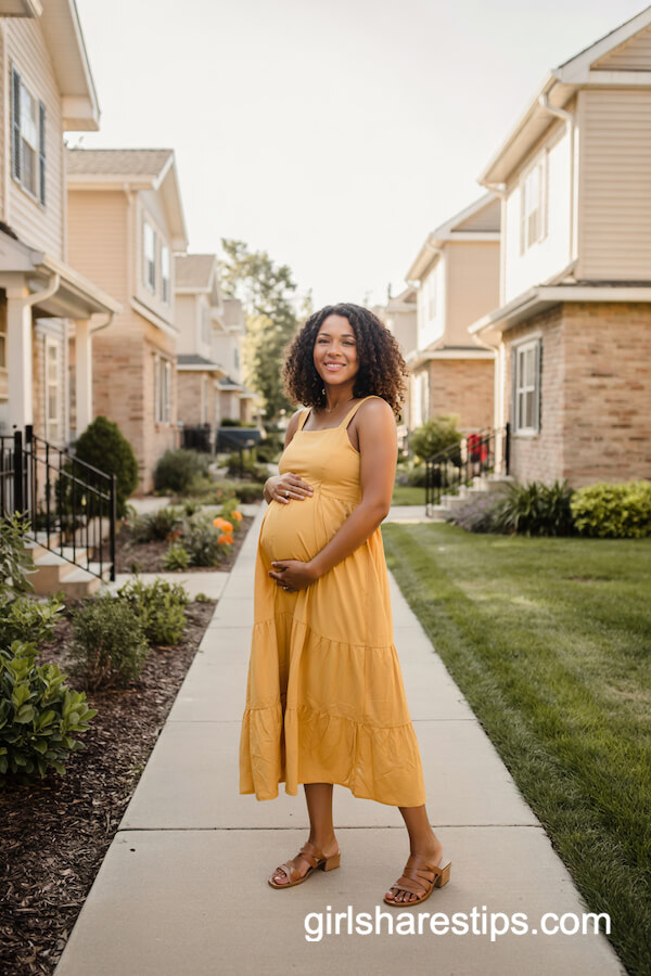 Yellow Sundress with Nude Sandals