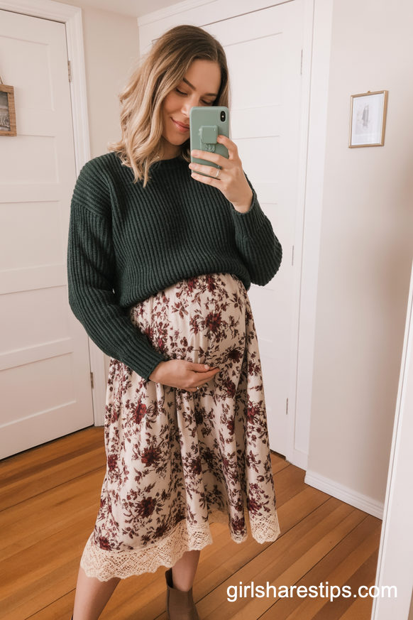 pregnant teacher outfits