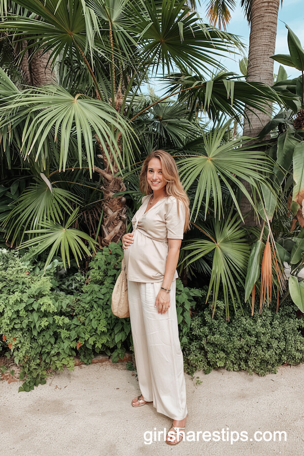 White Palazzo Pants & Cream Top