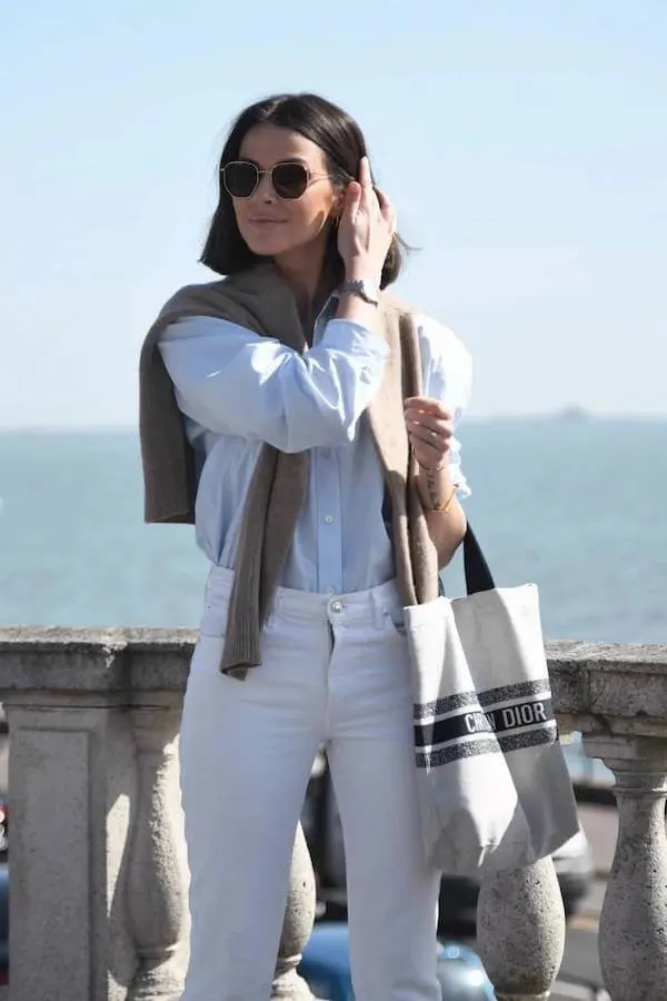 professional chic summer casual work outfits