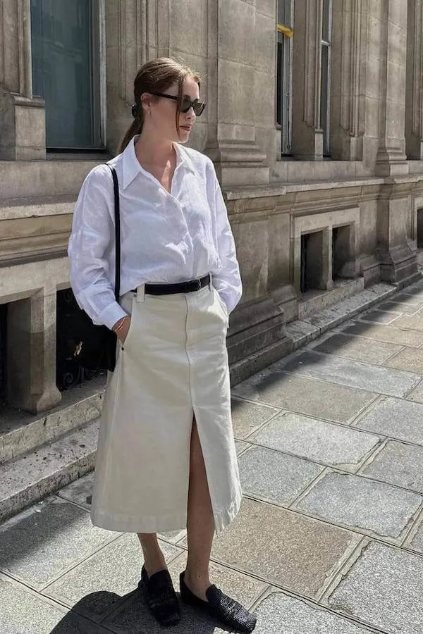 professional chic summer casual work outfits