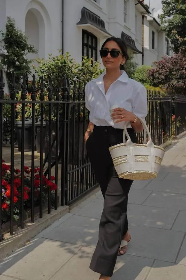 professional chic summer casual work outfits