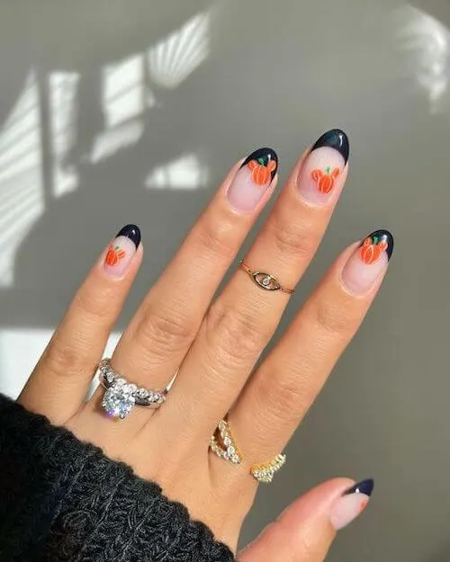 pumpkin nails