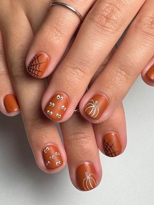 pumpkin nails