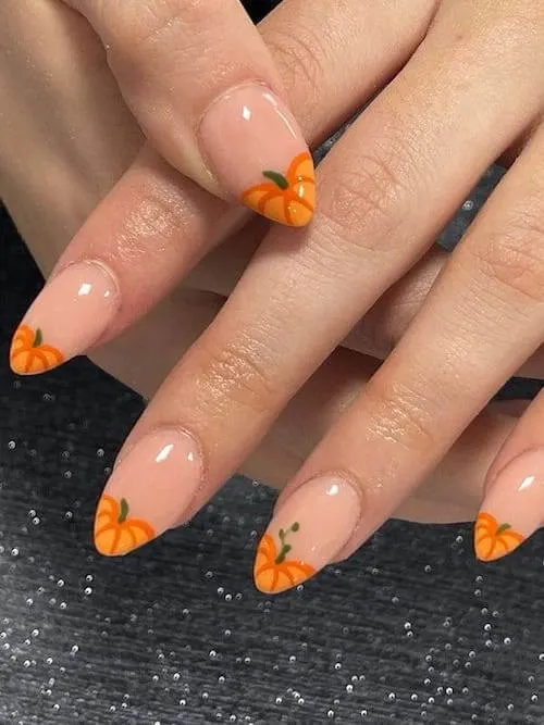 pumpkin nails