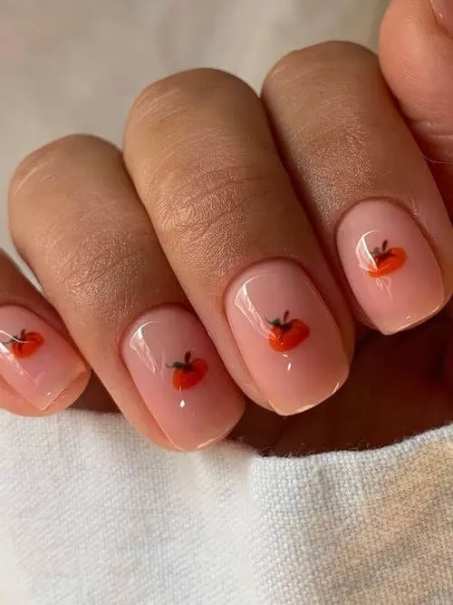 pumpkin nails