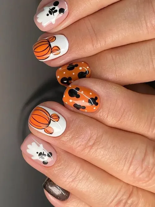 pumpkin nails