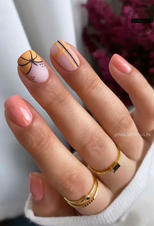 pumpkin nails