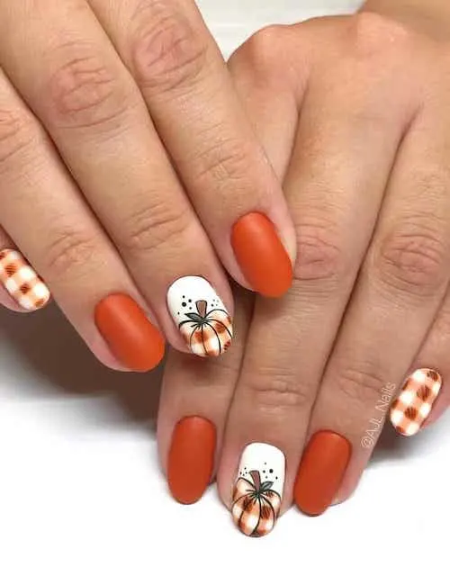 pumpkin nails