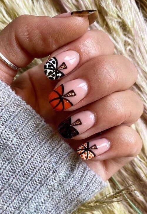 pumpkin nails