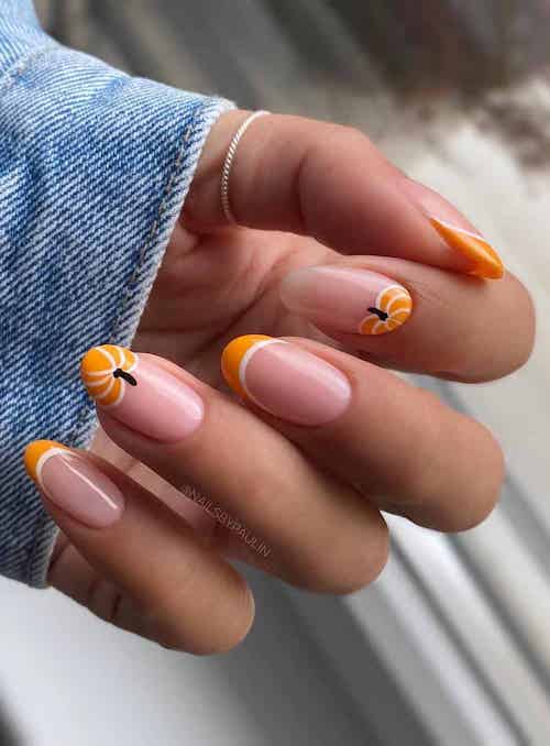 pumpkin nails