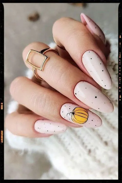 pumpkin nails