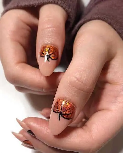 pumpkin nails