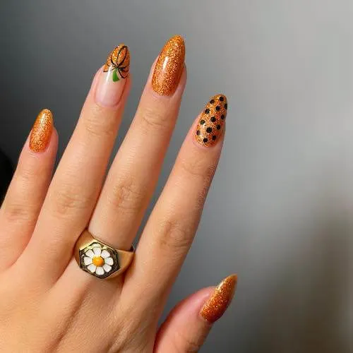 pumpkin nails