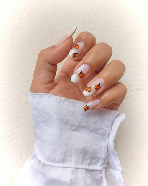 pumpkin nails