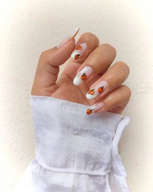 pumpkin nails