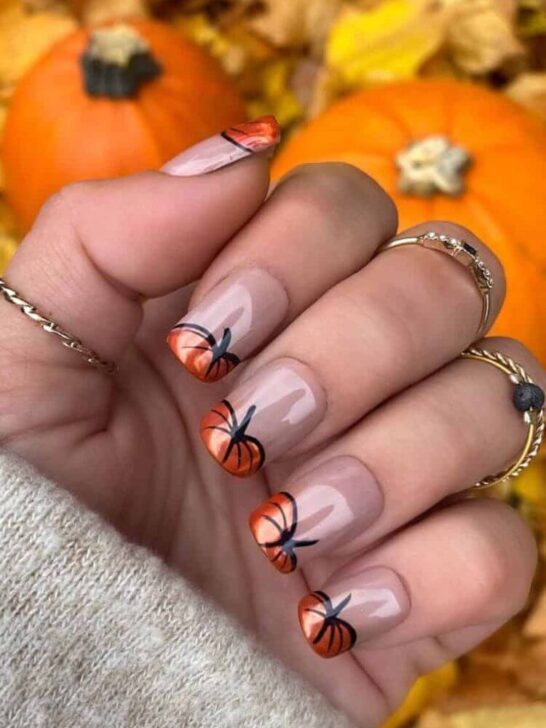 90+ Cute Pumpkin Nails [2023] That Are Perfect For Fall, Halloween & Thanksgiving!