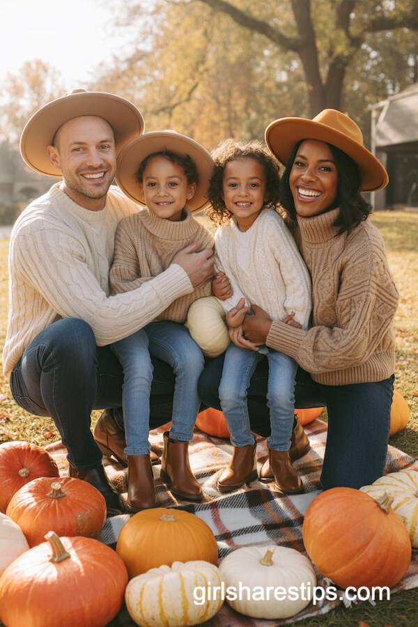 Wide-Brim Hats and Neutral Sweaters