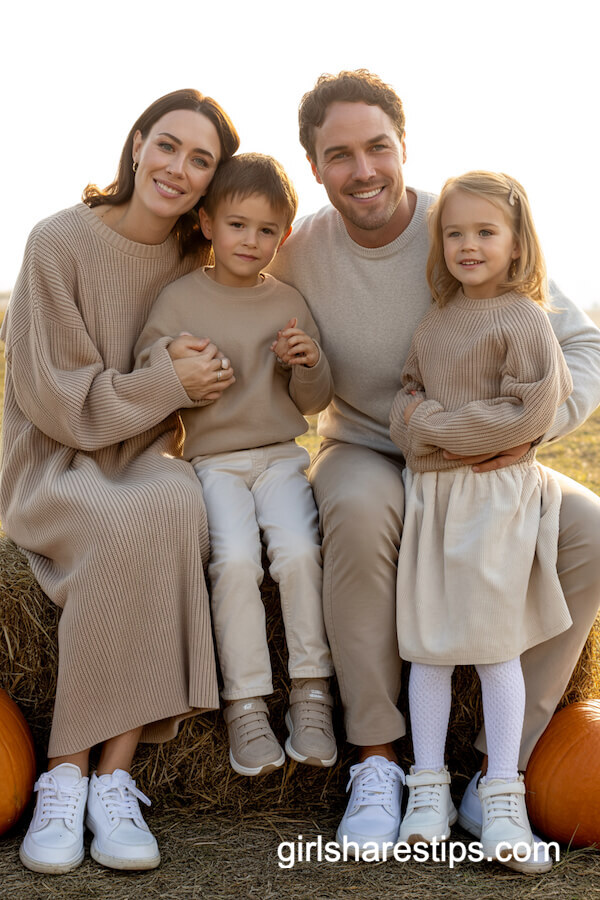 Soft Neutral Shades with Cozy Knits