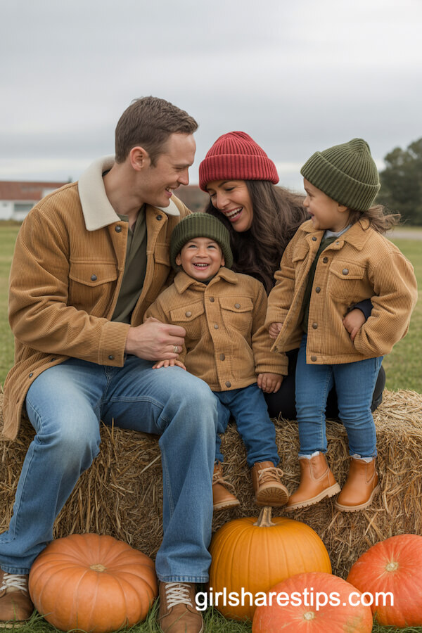 Corduroy Jackets and Beanies