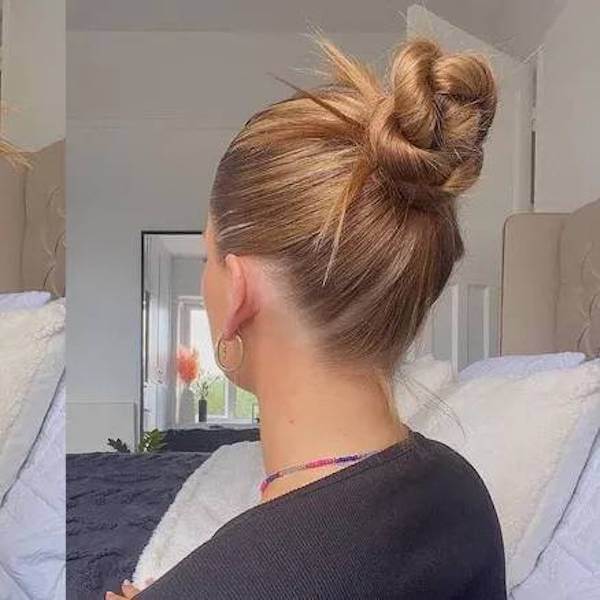 Textured Top Knot