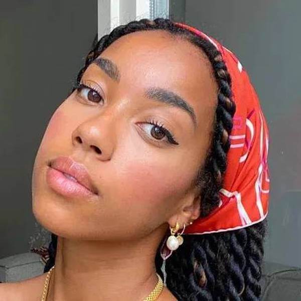Twist Braids with Headscarf