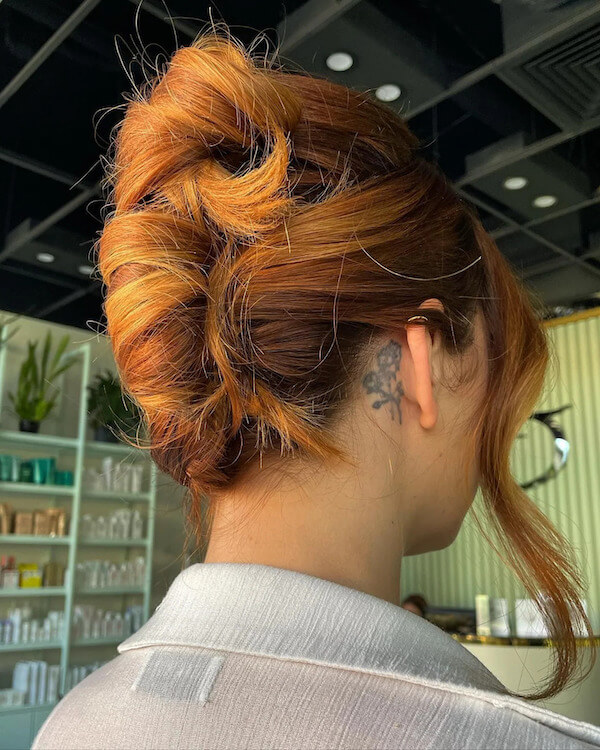 Textured French Twist
