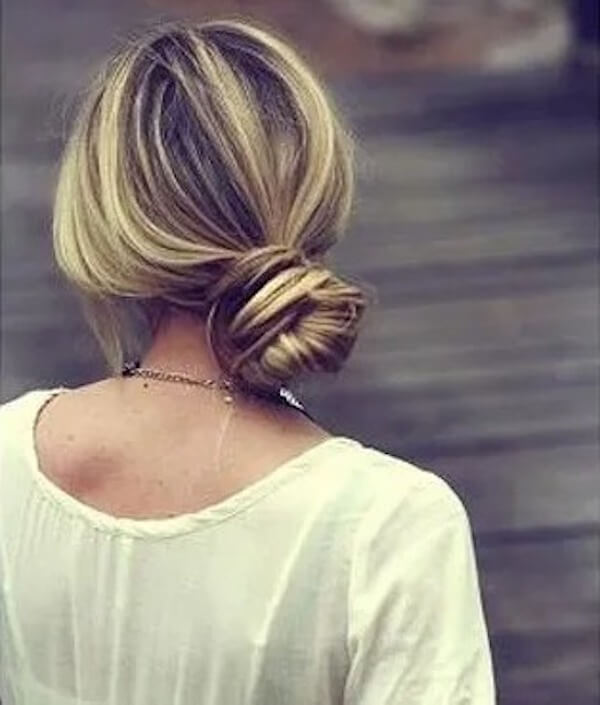Loose Low Chignon