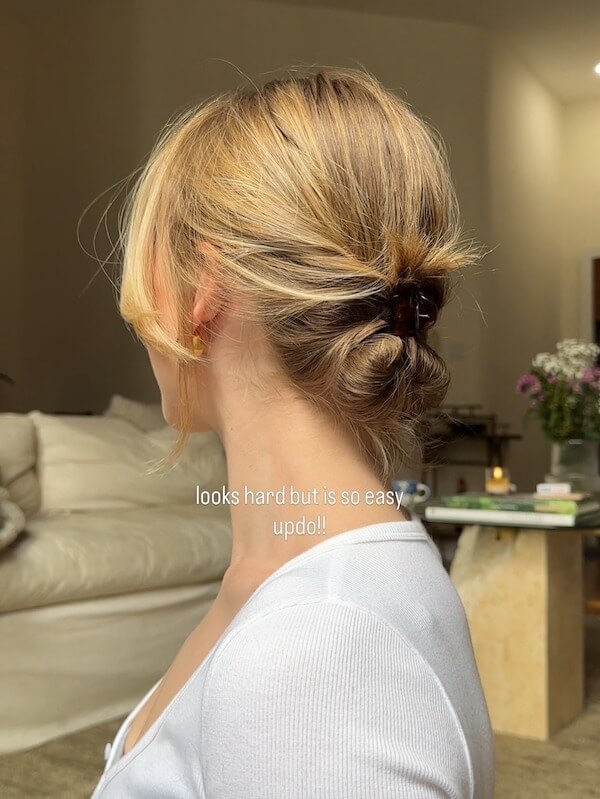 Easy Claw Clip Updo
